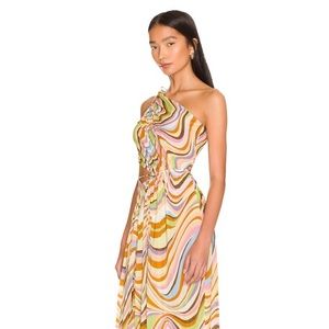 Revolve song of style Dayla Maxi Dress in Nova Multi Swirl